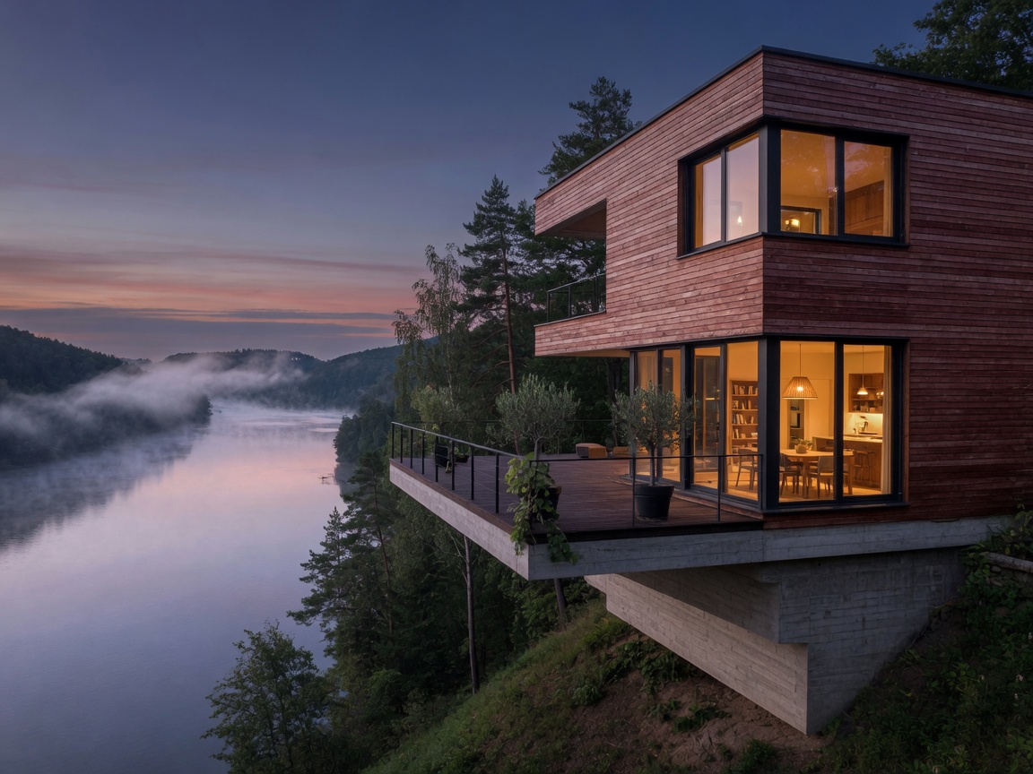 Haus über dem Fluss, Königstein
